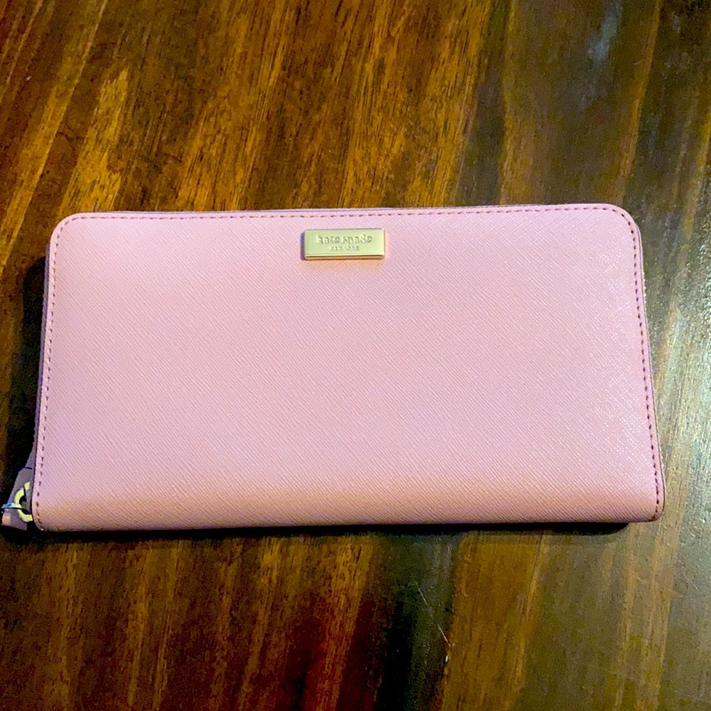 NWT Kate Spade dusty peony wallet
